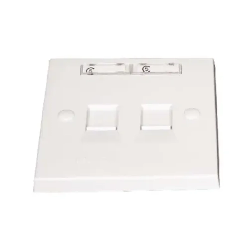 CommScope 2225212-1 Dual Port Faceplate